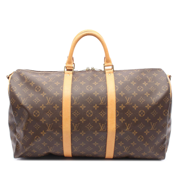 Pre-Loved Louis Vuitton Monogram Keepall Bandouliere 50 - Picture 1 of 11